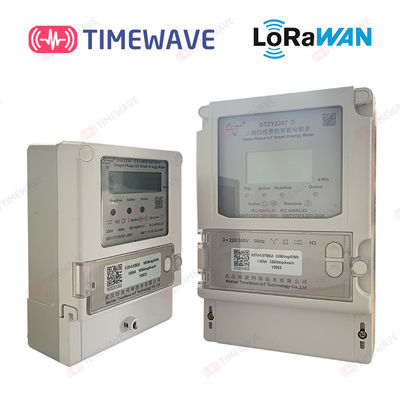 Радиотелеграфа счетчика энергии Lorawan участок Wifi метра силы 3 цифров метра умного трехфазный включил электрический счетчика
