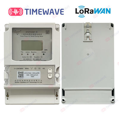 Умный метр электричества LoRaWAN Lora класса 1 счетчика энергии одиночной фазы СРЕДНИЙ