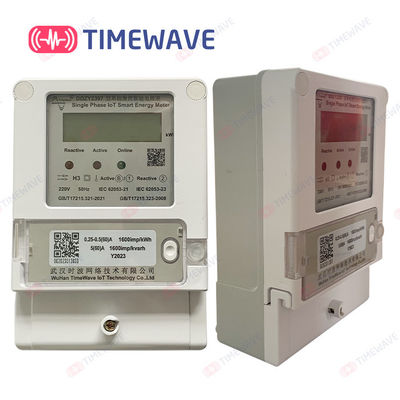 Метр электричества IOT LoRaWAN 5(80) умное Din 220V прокладывает рельсы счетчик энергии одиночной фазы