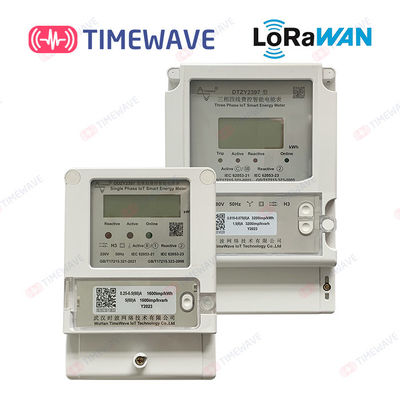 Трехфазные метры электричества LoRaWAN умные с функцией дистанционного управления приложения